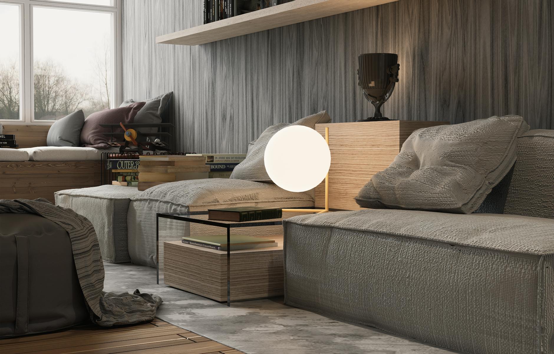 cozy living room neutral colors soft textures