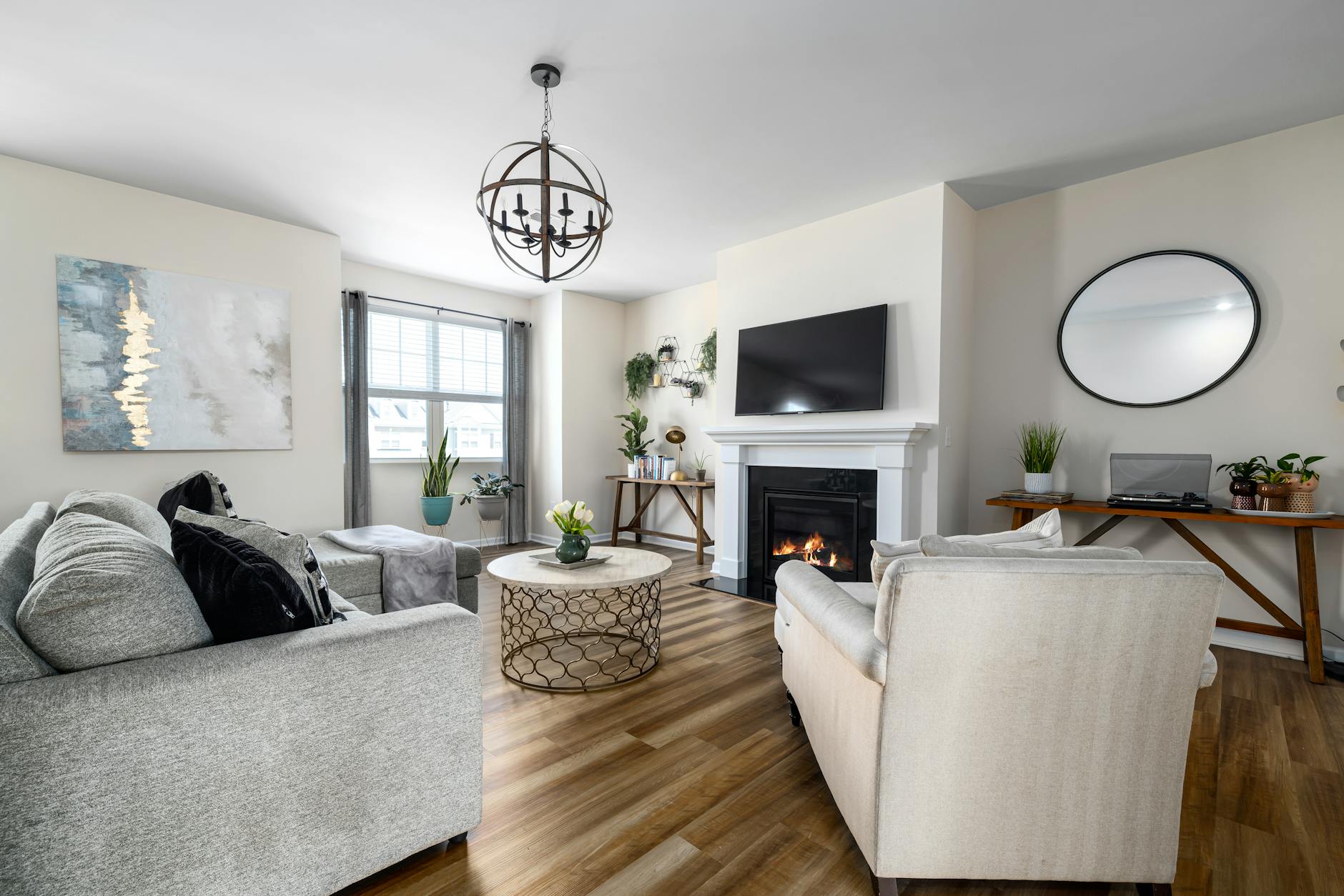 large decorative mirror living room