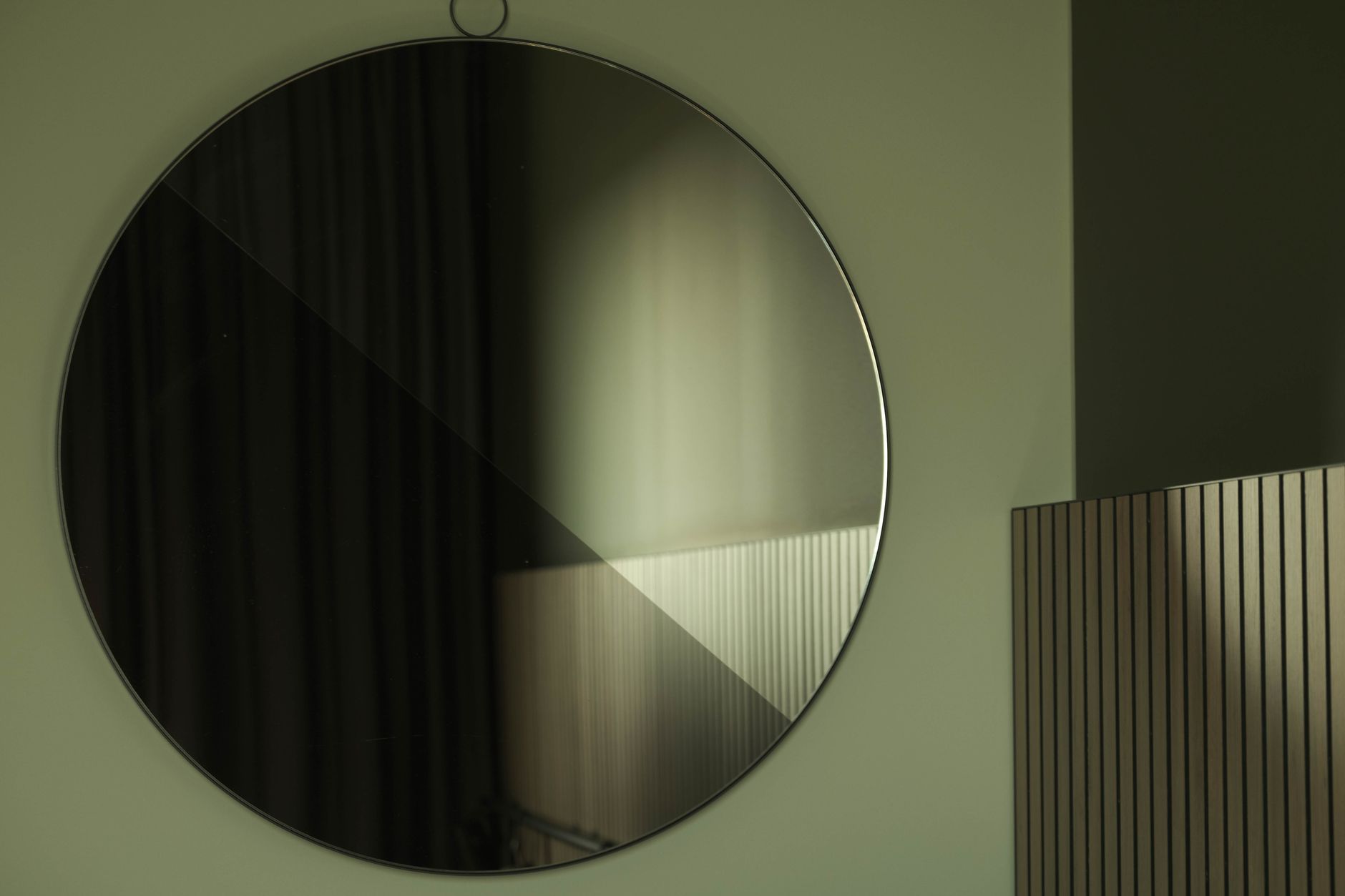 mirror reflecting light interior