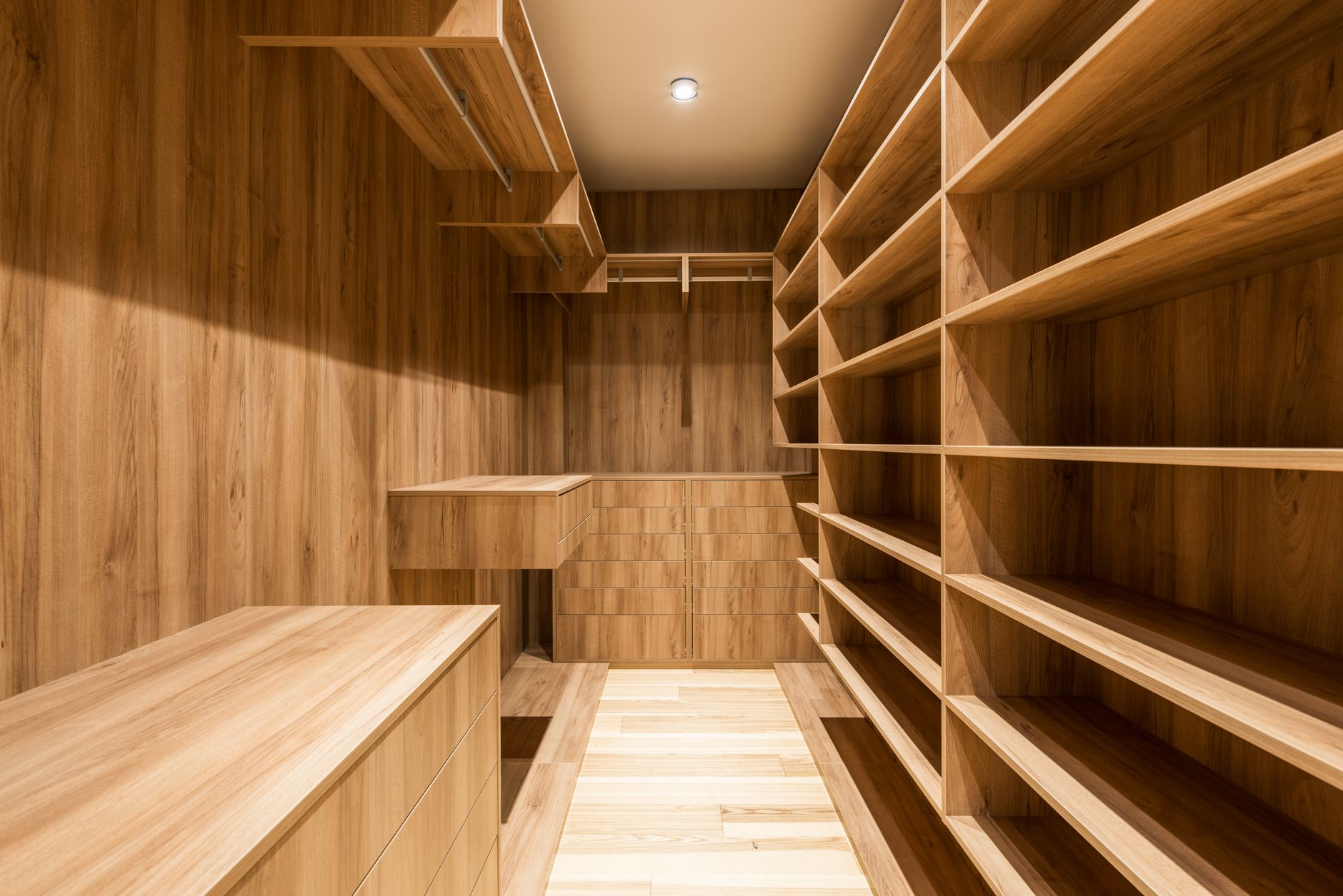 narrow hallway storage solutions